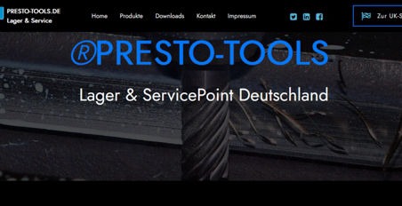 Homepage presto-tools.de